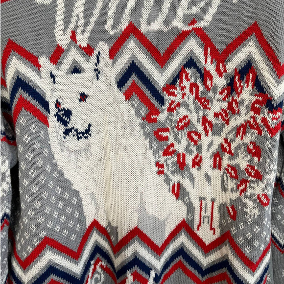 Game Of Thrones Wolf HBO Grandma Grandpa Core Winter Sweater Unisex - Picture 3 of 7